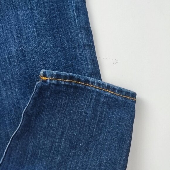 GAP Denim jeans straight leg mid-rise blue women's 28 regular - Picture 9 of 13